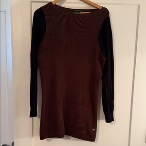 Ralph Lauren Deep Brown Knit Top